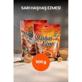 Gelincik Kahvaltılık Hamur Işlerinde Doğal 500Gr Kase Özel Üretim Sarı Haşhaş Ezmesi