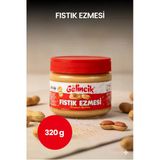 Gelincik Kahvaltılık Sürülebilir Doğal Katkısız 320Gr Kavanoz Özel Üretim Şekerli Fıstık Ezmesi