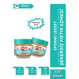Gelincik Kahvaltılık Sürülebilir Doğal Katkısız 320Gr Özel Üretim Şekersiz Fıstık Ezmesi Krem