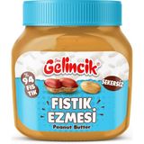 Gelincik Kahvaltılık Sürülebilir Doğal Katkısız 650GR Özel Üretim Şekersiz Fıstık Ezmesi - 650 gr