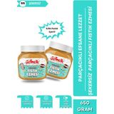 Gelincik Kahvaltılık Sürülebilir Doğal Katkısız 650GR Özel Üretim Şekersiz Parçacıklı Fıstık Ezmesi - 650 gr