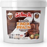 Gelincik Kahvaltılık Sürülebilir Katkısız 5 kg Kova Kakaolu Fındık Pralin