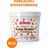 Gelincik Parçacıklı Badem Kreması Kahvaltılık Özel Üretim Sürülebilir Badem Kreması - 5 kg