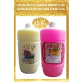 Gelincik Saç Kremi&muz Esaslı Şampuan 5+5 Kg