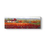 Gelincik Tarlası Manzara Tablosu 150 x 50
