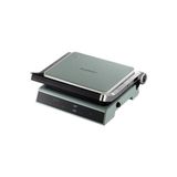 Gem Retro Dijital Izgara & Tost Makinesi – 2000 W, 290×212 Mm, LCD Dokunmatik Kontrol | Mint Yeşil - Ahşap
