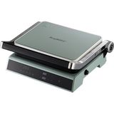 Gem Retro Dijital Izgara & Tost Makinesi – 2000 W, 290×212 Mm, LCD Dokunmatik Kontrol | Mint Yeşil