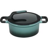 Gem Stay Cool Derin Tencere Forest 24CM - Koyu Yeşil