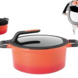 Gem Stay Cool Soft Orange Tencere 28 Cm