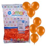 Gemar Doğum Günü Organizasyon Parti Balon - 33 Cm. - Turuncu Renk - 100 Adet