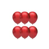 Gemar İthal 100Lü Kırmızı Metalik Balon
