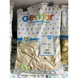 Gemar Parti Doğum Günü Organizasyon Balon - 28 Cm. - Ivory - İnci Beyaz - 100 Adet