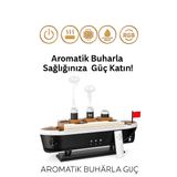 Gemi Tasarımlı Işıklı Aroma Terapi & Hava Nemlendirici Buhar Etkisiyle Ferahlık ve Şıklık Bir Arada