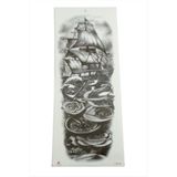 Gemi Tattoo Kol Dövme Sticker 97144