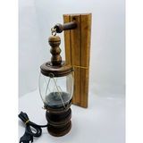 GEMİCİ FENERİ AHŞAP APLİK ELEKTRİKLİ