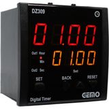 Gemo DZ309-230VAC ,96X96MM 110V..220VAC KONTAK-2A2K Fonkisyonel Zaman Röle - 0 - Siyah