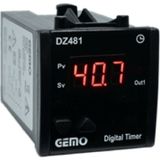 Gemo DZ481-24VDC ,48X48MM 24VDC KONTAK-2A1K Zaman Röle - 0 - Siyah