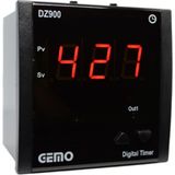 Gemo DZ900-230VAC ,96X96MM 110V..220VAC KONTAK-2A1K Zaman Röle - 0 - Siyah