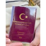 Gempo 2 Adet Su Geçirmez Şeffaf Pasaport Kılıfı Pasaport Kabı Üniversal Model 2 Li Paket - Beyaz - Şeffaf