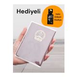 Gempo Lüks Buzlu Terlemez Su geçirmez Pasaport kılıfı Pasaport kabı valiz etiket Hediyeli