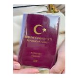 Gempo Preminyum Pvc Şeffaf Su Geçirmez Pasaport Kabı Şeffaf Pasaportluk Üniversal Pasaport Kabı