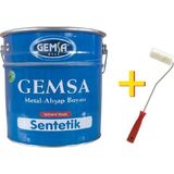 Gemsa 0019 Beyaz 3 kg Solvent Bazlı Sentetik Son Kat Boya