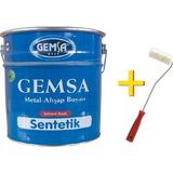 Gemsa 5016 Altın Sarı 17 kg Solvent Bazlı Sentetik Son Kat Boya