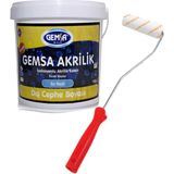 Gemsa Akrilik Su Bazlı 10 kg Karnaval Dış Cephe Boyası