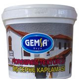Gemsa Fioregren Kiremit 20 kg Silikonlu Dış Cephe Boyası