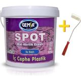 Gemsa Spot Şampanya 1 kg Plastik İç Cephe Boyası