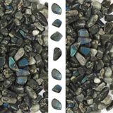 gemshan 2lb Labradorit taş 9-12mm ezilmiş düzensiz kaya akvaryum çakıl saksı dekorasyon için