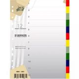 Gen-Of Seperatör 1-12 Rakamlı Plastik A4