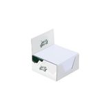 Gen-Of Tekli Beyaz Küp Not Bloknot 8x8x5 cm Yırtılmaya Dayanıklı Kağıt