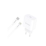 GENAX iPhone 13 Pro Max Uyumlu 25W PD Lightning Hızlı Şarj Aleti, Beyaz 012GNXI14