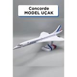 Genç 3D Concorde Yolcu Uçağı Modeli | Koleksiyonluk Dekoratif Maket | 3D Tasarım