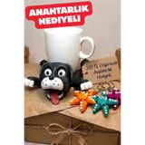 Genç 3D Eğlenceli Hareketli Köpek Bardak Altlığı | | Eğlenceli Masaüstü Bardaklık
