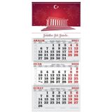 GENC DIJITAL BASKI 2023 Duvar Takvimi, Gemici Takvimi, 30x70 cm, Anıtkabır