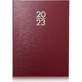 GENC DIJITAL BASKI 2023 Gizli Spiralli Günlük Ajanda 17 x 24 cm - Bordo