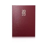 GENC DIJITAL BASKI 2023 Gizli Spiralli Günlük Ajanda, 17x24 cm, Bordo 1758-BORDO