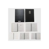 Genç Dijital Baskı 2023 Spiralli 12x17 cm Günlük Ajanda, Siyah G4127SİYAH