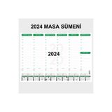 GENC DIJITAL BASKI 2024 Masa Sümeni, 27,5 cm x 40 cm g2121-2024