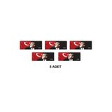 Genc Dijital Baski 2026 Haftalık Masa Ajandası, 12x33,5 cm, Atatürk, 5 Adet PRA-13340776-1177