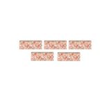 Genc Dijital Baski 2026 Haftalık Masa Ajandası, Çiçek Desen, 12x33,5 cm, 5 Adet PRA-13340758-6816