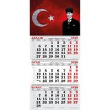 Genç Dijital Baskı 2026 Yılı Atatürk ve Ay Yıldız Gemici Takvimi