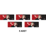 GENC DIJITAL BASKI Keskin 2026-AJ-65 12*33,5 Spr.haftalık Masa Ajandası-Atatürk (5 Adet)