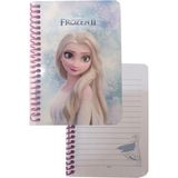 GENC DIJITAL BASKI Not Defteri Frozen Elsa 11X15 cm 1 Adet 80 Yaprak Çizgili Lisanslı Frozen Öğrenci Not Defter
