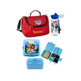 Genc Dıjıtal Baskı Paw Patrol Beslenme Çantası + Suluk + Beslenme Yemek Kabı (3Lü Set)