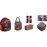 GENC DIJITAL BASKI Spiderman Spider Sense Okul Çantası Okul Seti 7 Parça