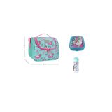 GENC DIJITAL BASKI Unicorn Desenli Termal Beslenme Çantası 3'lü Set, Çok Renkli