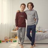 Genç Erkek Pamuklu 2 Adet 2'li Pijama Takımı AL003 V2, AL003 V1 BB2459